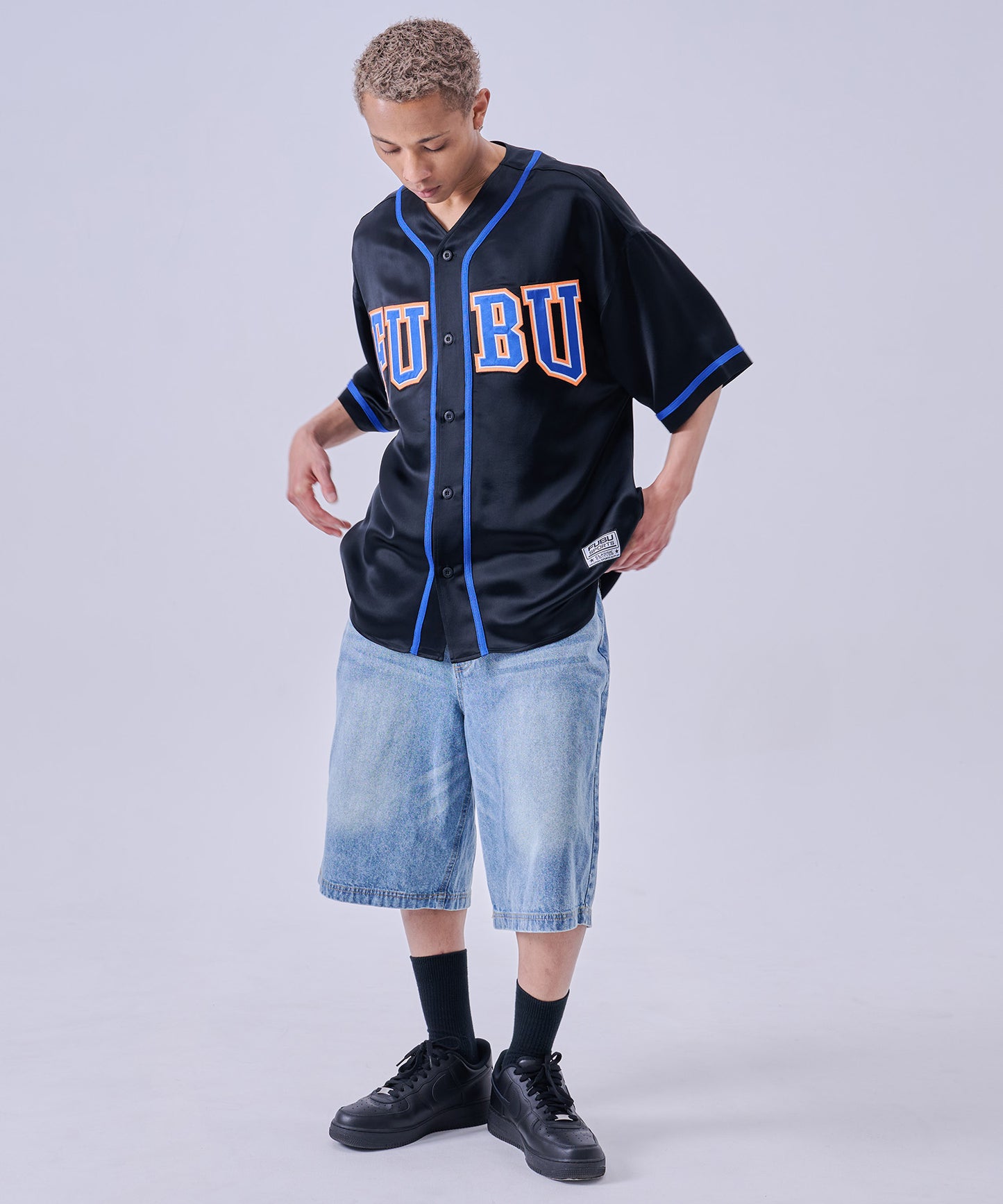 【NEW】DENIM BUGGY SHORTS/デニムバギーショーツ【FAM-61507】