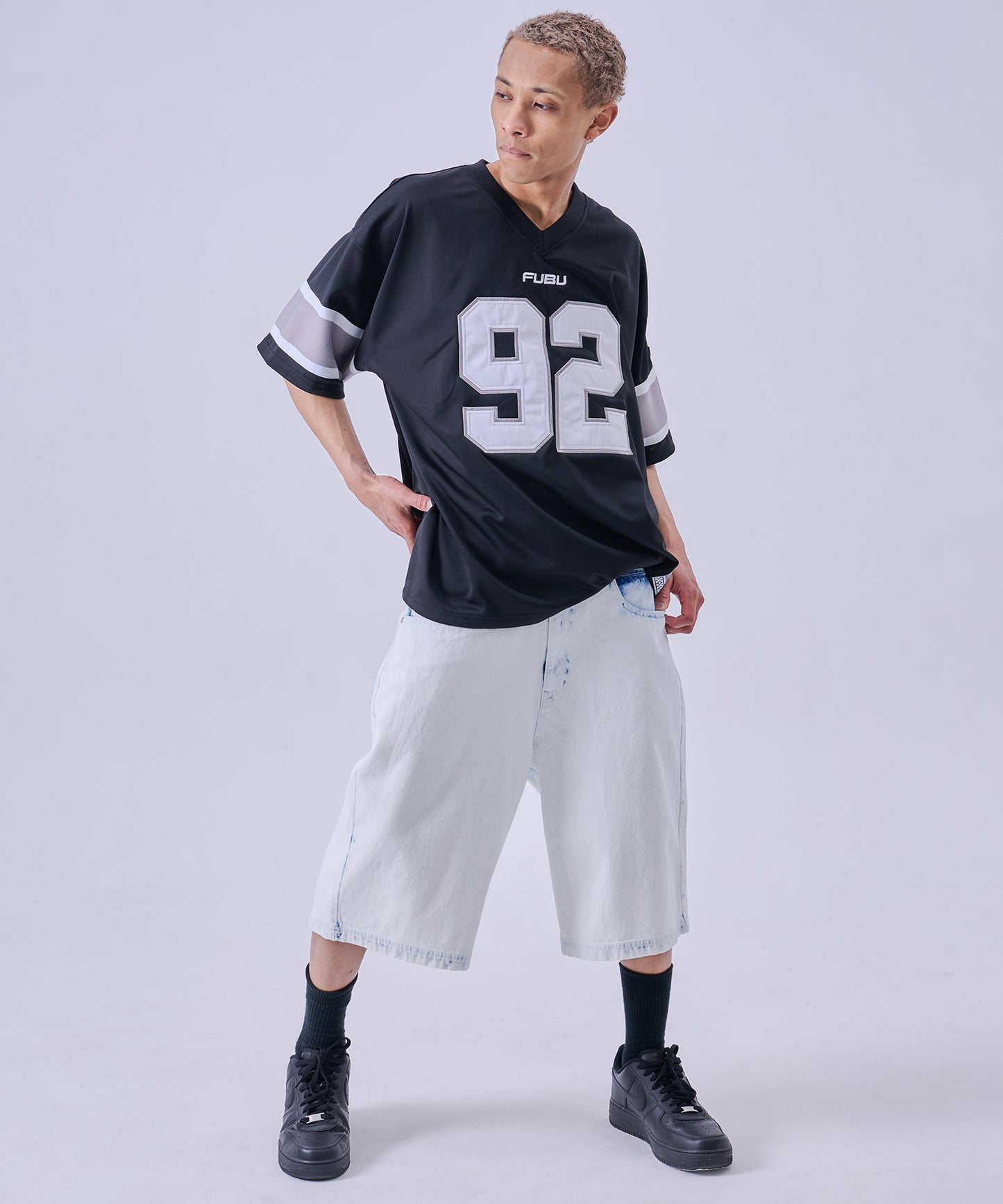 【NEW】DENIM BUGGY SHORTS/デニムバギーショーツ【FAM-61507】