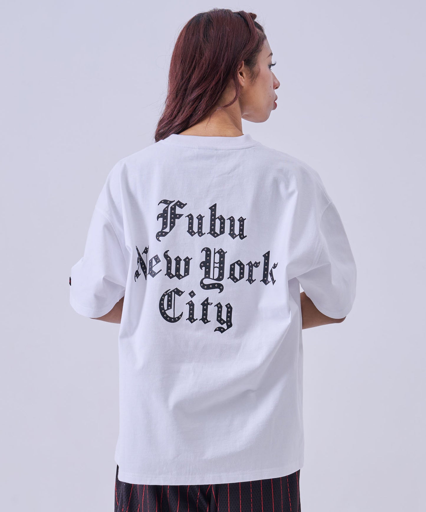 【NEW】STUDS LOGO T-SHIRTS/スタッドロゴTシャツ【FAM-61710】