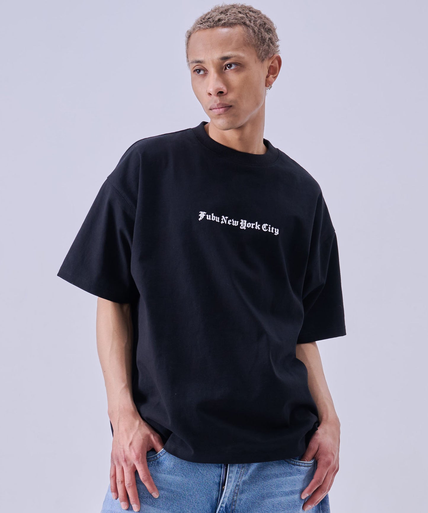 【NEW】STUDS LOGO T-SHIRTS/スタッドロゴTシャツ【FAM-61710】