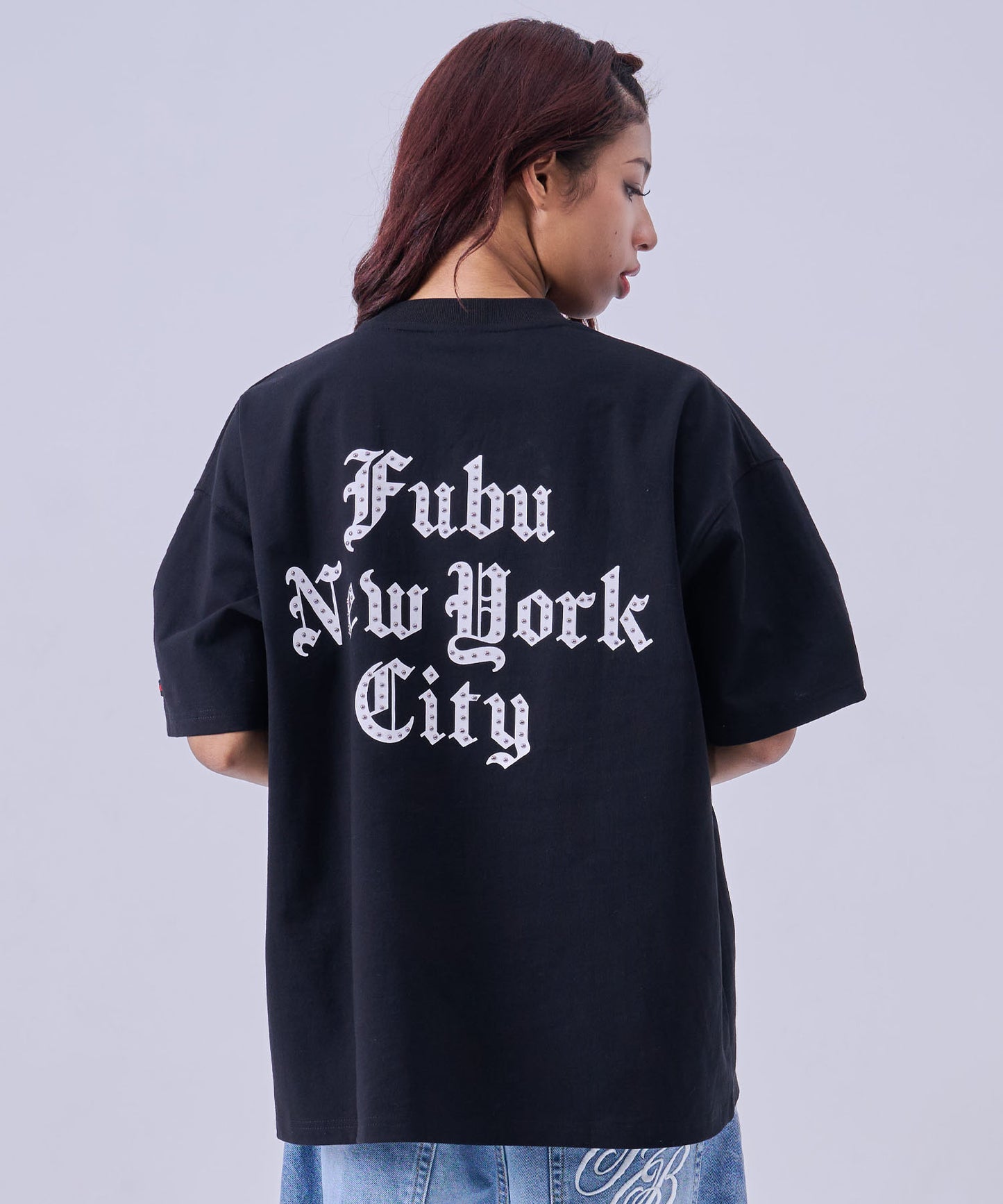 【NEW】STUDS LOGO T-SHIRTS/スタッドロゴTシャツ【FAM-61710】