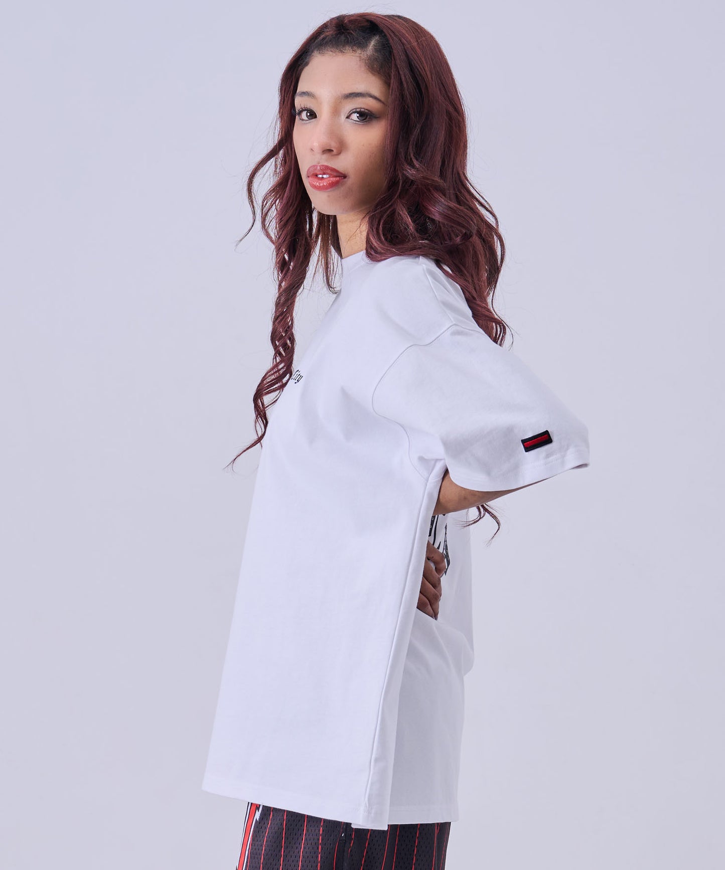 【NEW】STUDS LOGO T-SHIRTS/スタッドロゴTシャツ【FAM-61710】