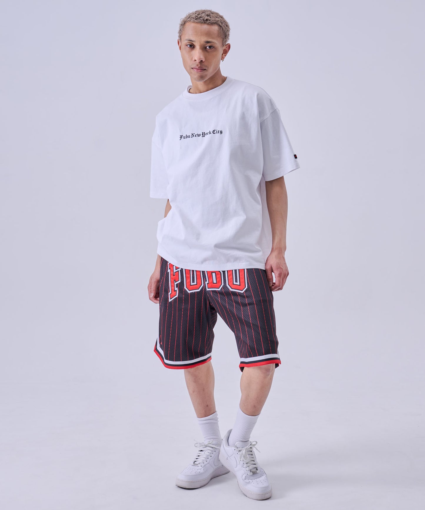 【NEW】STUDS LOGO T-SHIRTS/スタッドロゴTシャツ【FAM-61710】