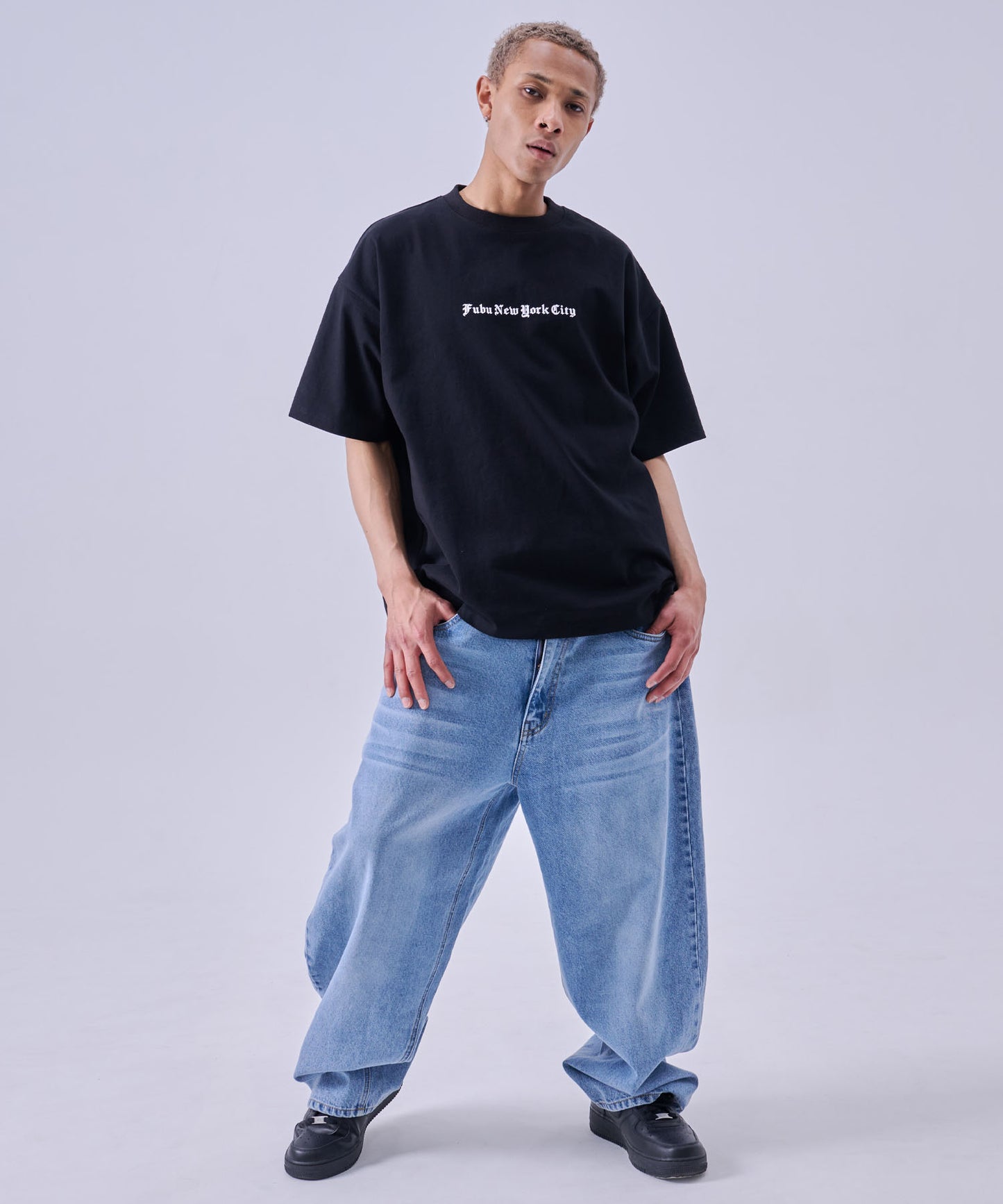 【NEW】STUDS LOGO T-SHIRTS/スタッドロゴTシャツ【FAM-61710】