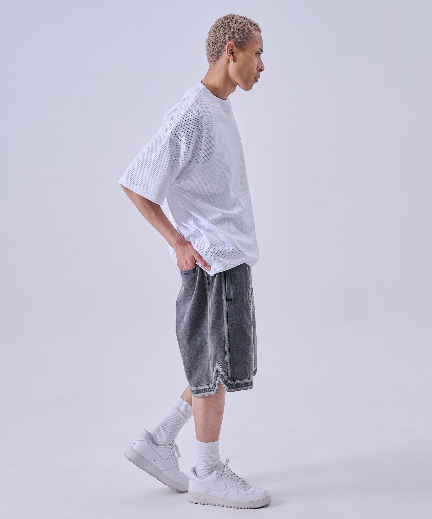 【NEW】 MESH T-SHIRTS/メッシュTシャツ【FAM-61715】