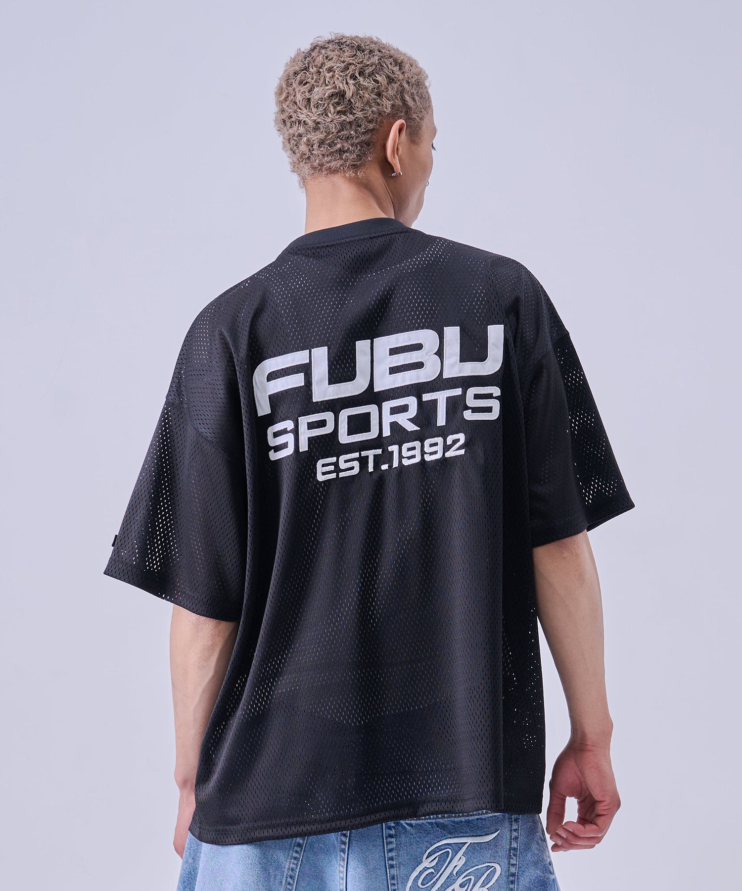 FUBU フブ メッシュTシャツ。FUBUはアメリカの代表的なHIPHOP FASHION