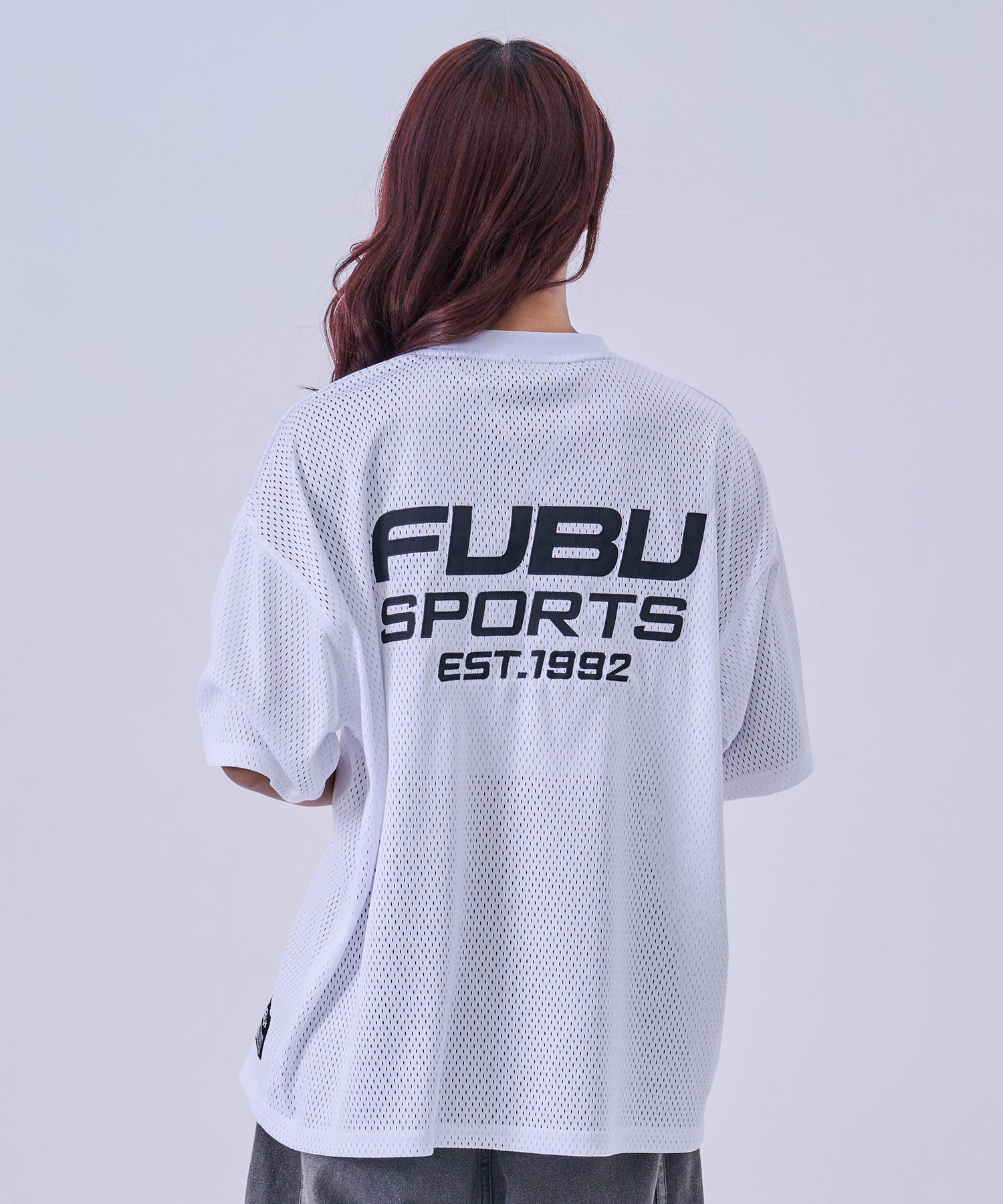 FUBU フブ メッシュTシャツ。FUBUはアメリカの代表的なHIPHOP FASHION