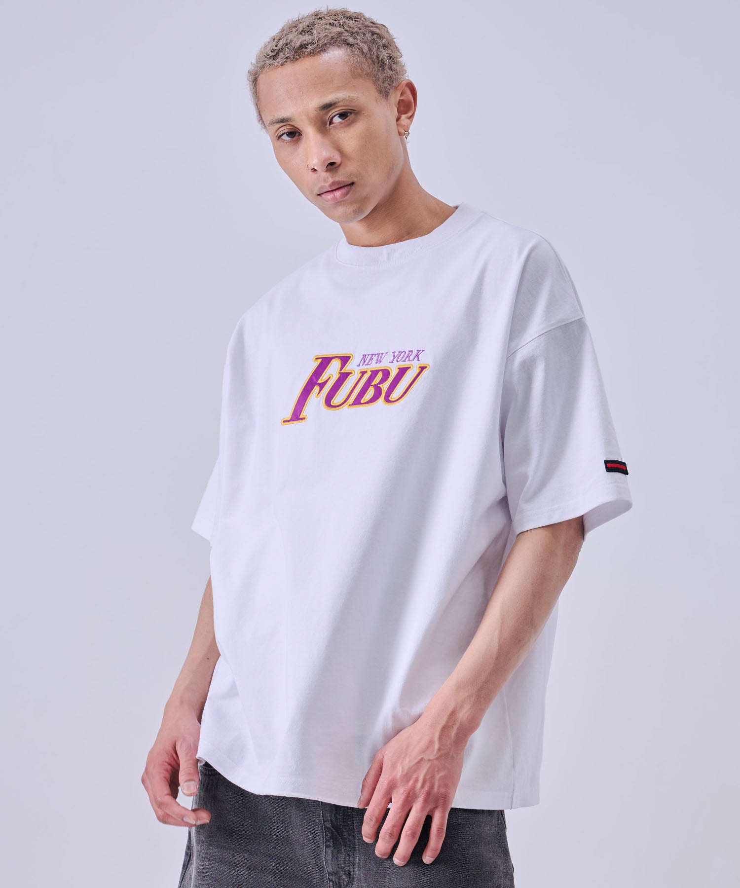 FUBU フブ パッチTシャツ。FUBUはアメリカの代表的なHIPHOP FASHION