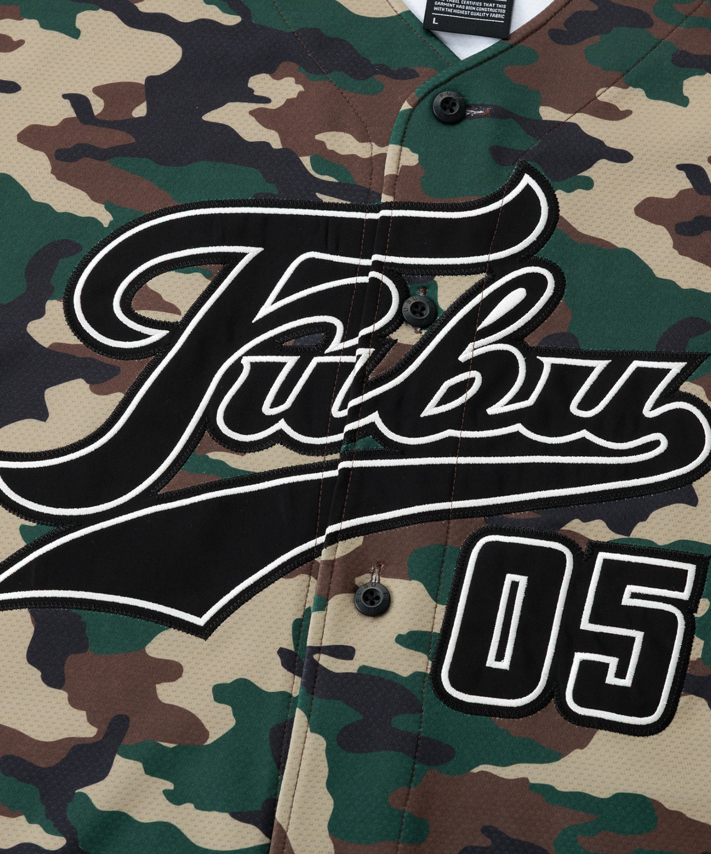 【NEW】 PATCH BASEBALL SHIRTS/パッチ付きベースボールシャツ【FAM-61720】