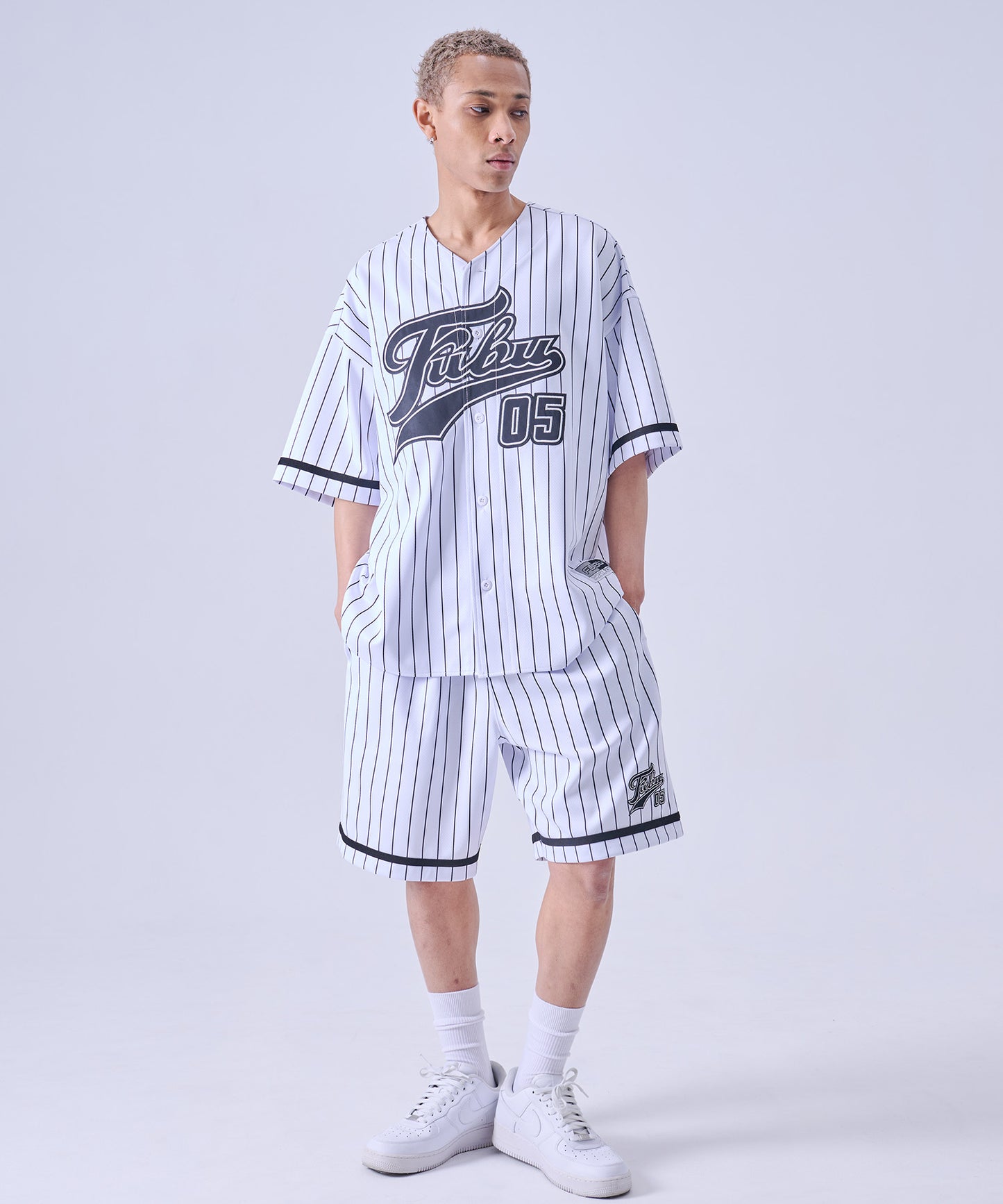 【NEW】 PATCH BASEBALL SHIRTS/パッチ付きベースボールシャツ【FAM-61720】
