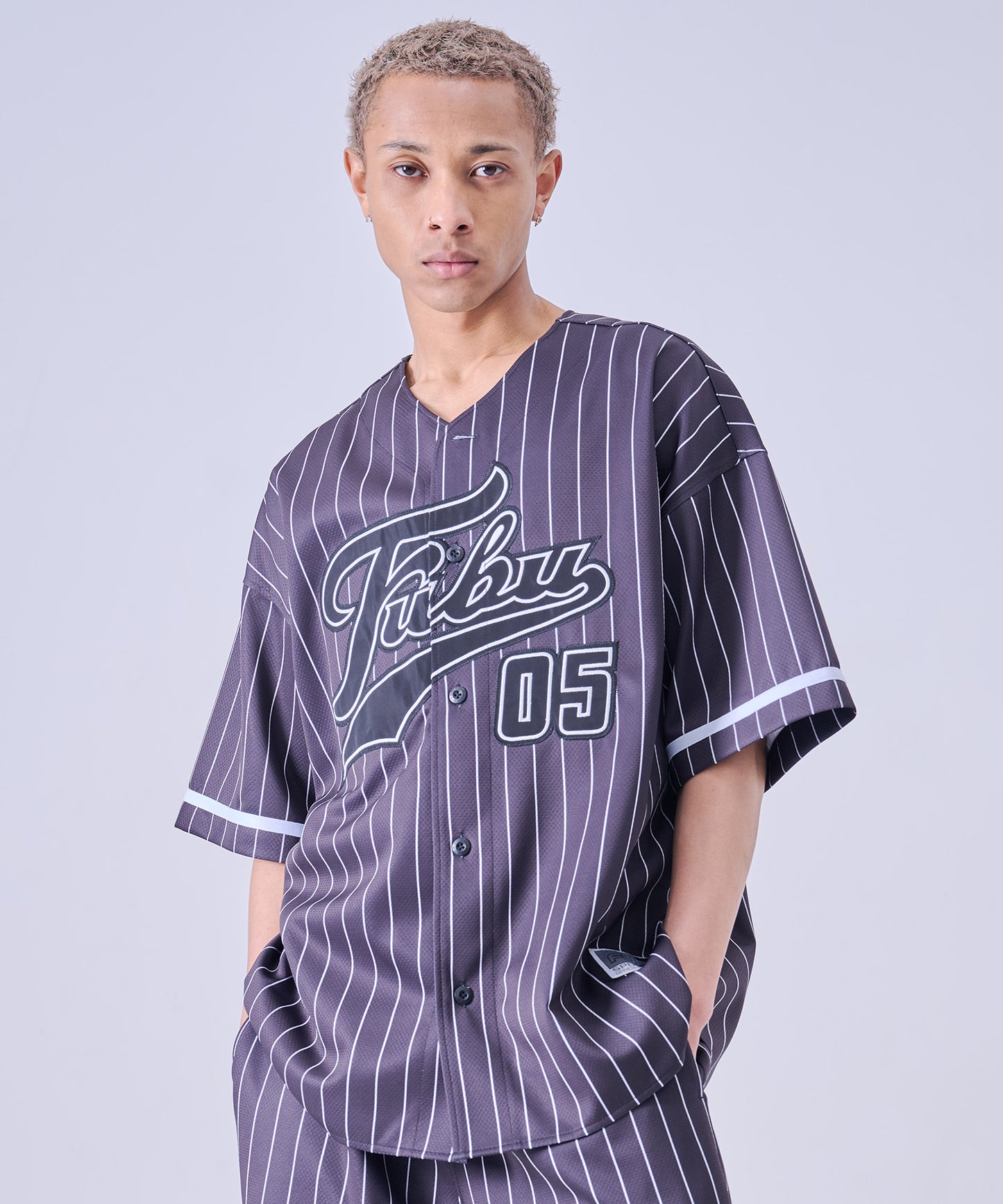 【NEW】 PATCH BASEBALL SHIRTS/パッチ付きベースボールシャツ【FAM-61720】