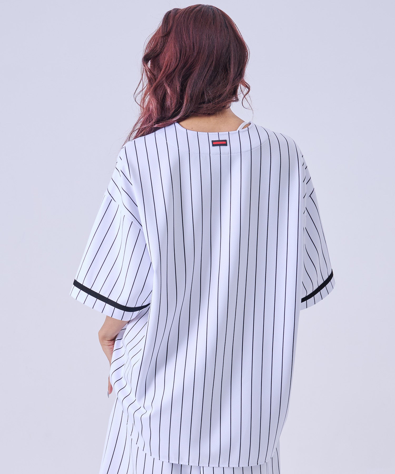 FUBU　ベースボール　シャツ　刺繍 FUBU フブ パッチ付きベースボールシャツ。FUBUはアメリカの代表的な