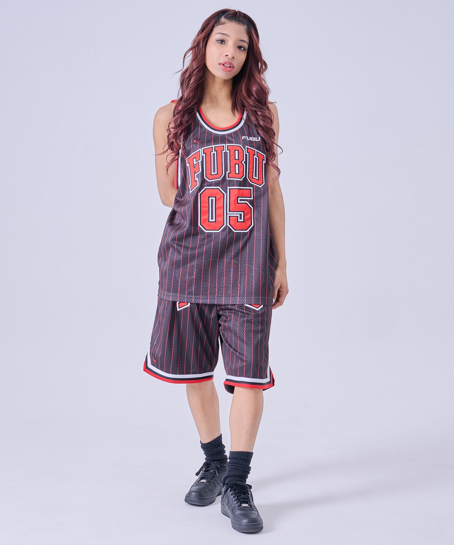FUBU フブ バスケットボールタンクトップ。FUBUはアメリカの代表的な