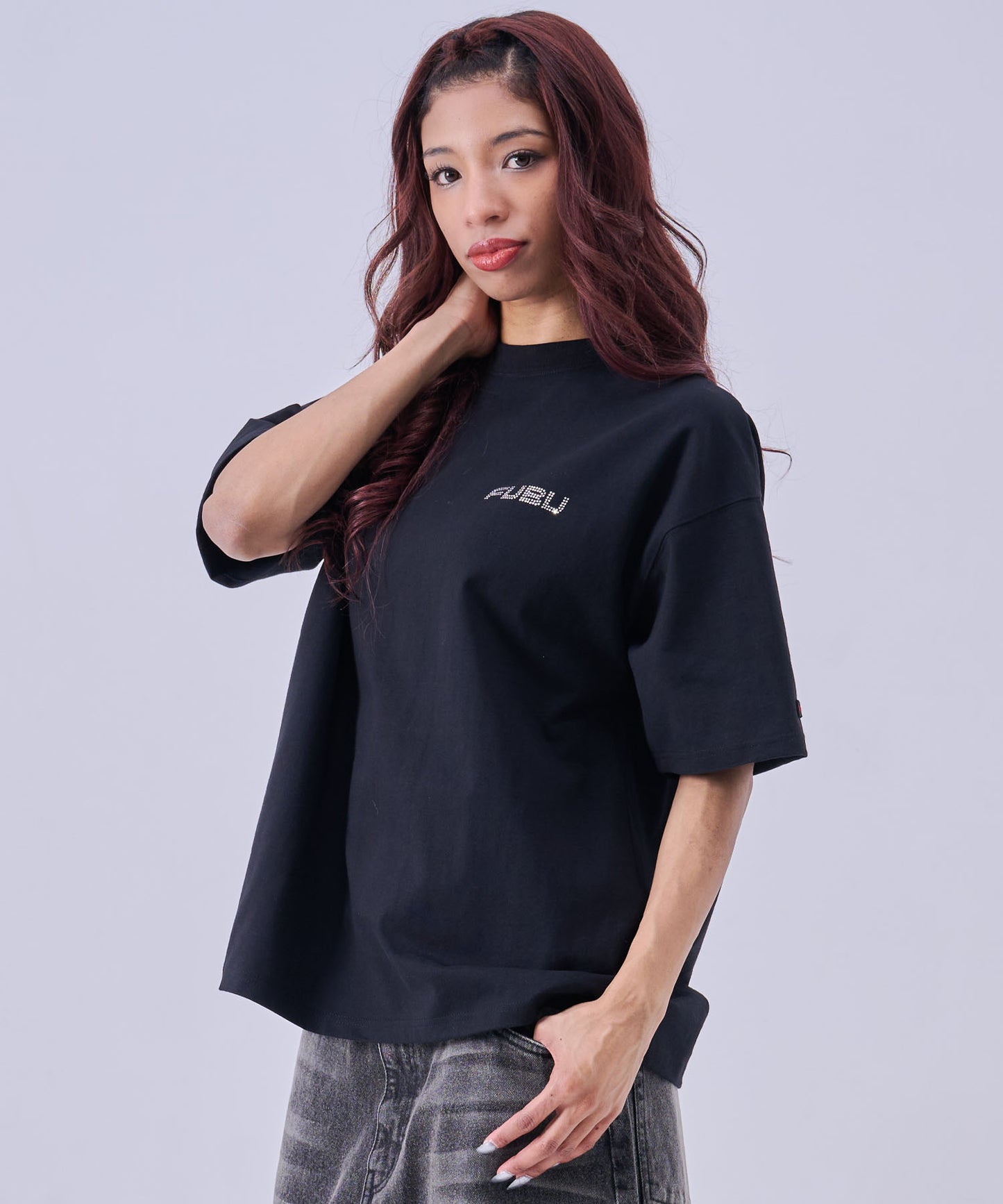 【NEW】RHINESTONE T-SHIRTS/ラインストーンTシャツ【FAM-61724】