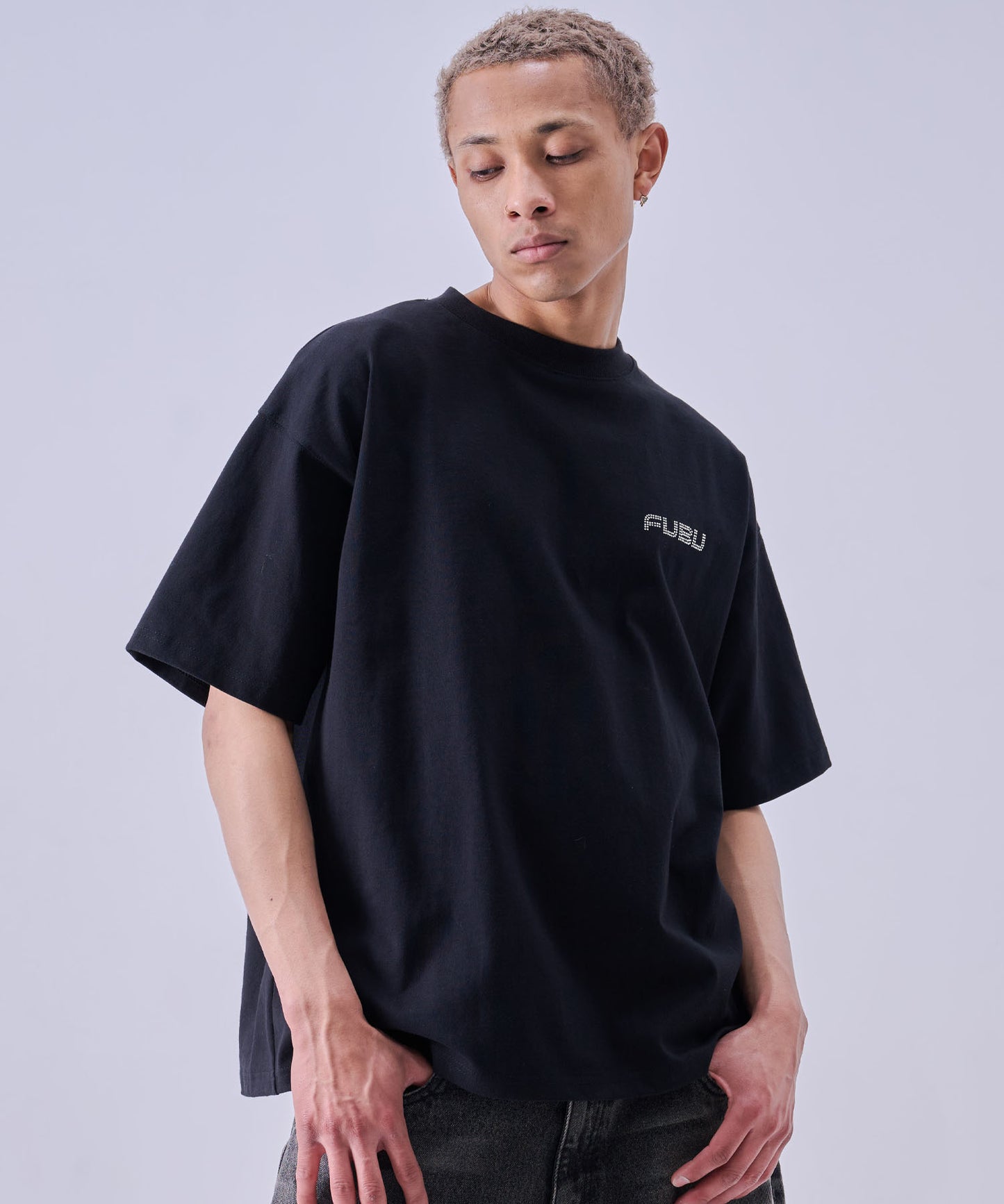 【NEW】RHINESTONE T-SHIRTS/ラインストーンTシャツ【FAM-61724】