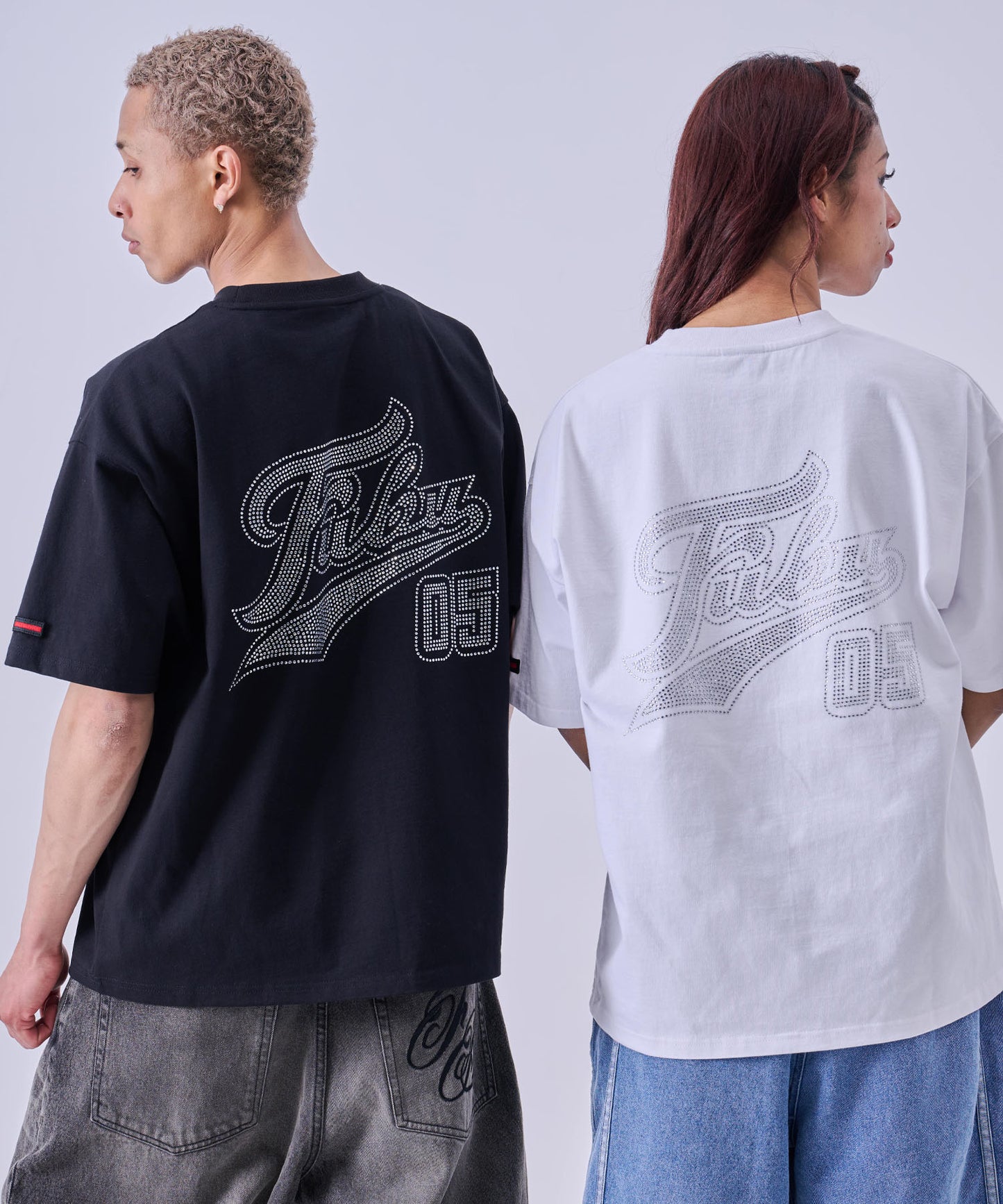 【NEW】RHINESTONE T-SHIRTS/ラインストーンTシャツ【FAM-61724】