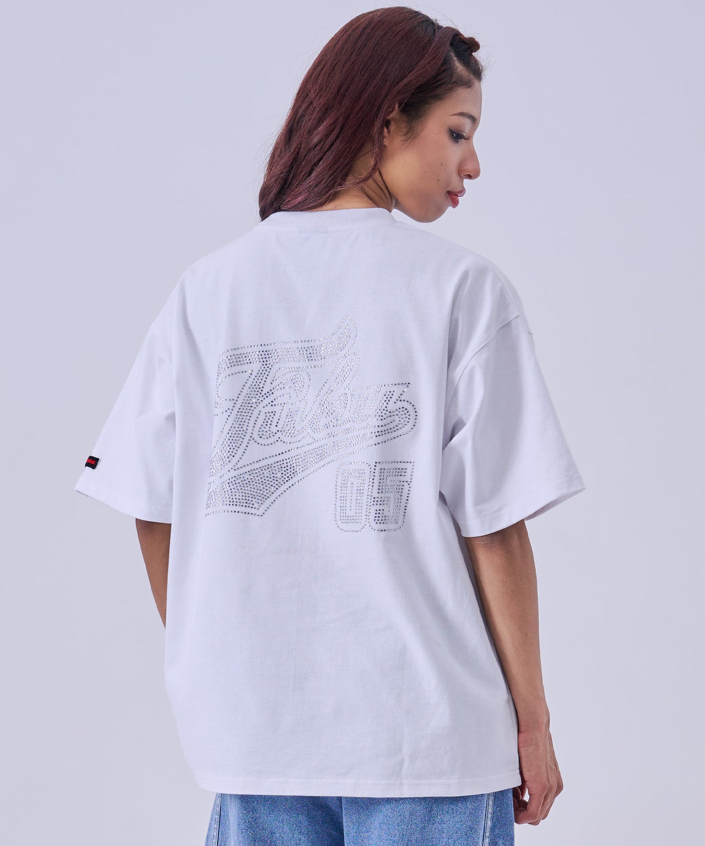 【NEW】RHINESTONE T-SHIRTS/ラインストーンTシャツ【FAM-61724】