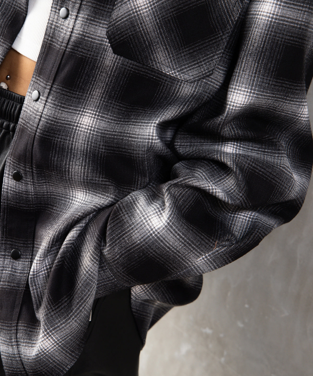 【NEW】STUDS CHECK SHIRTS/スタッズチェックシャツ【FAM-62100】