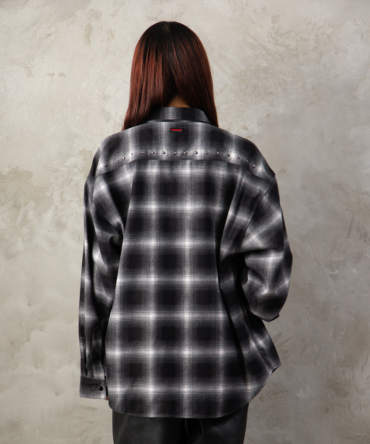 【NEW】STUDS CHECK SHIRTS/スタッズチェックシャツ【FAM-62100】