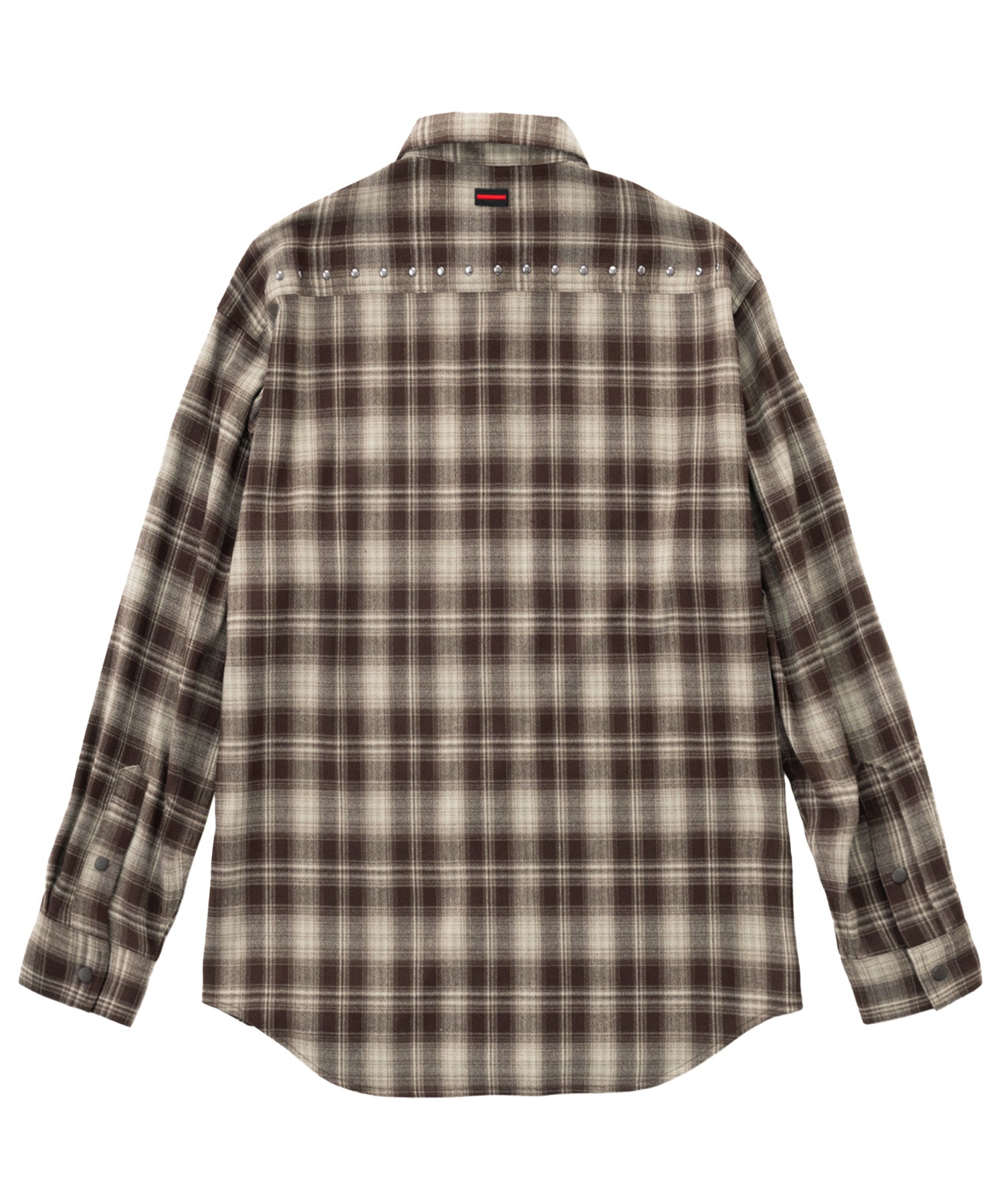 ぽちゃねる確認用 STUDS CHECK SHIRTS/スタッズチェックシャツ【FAM-62100】｜FUBU(フブ