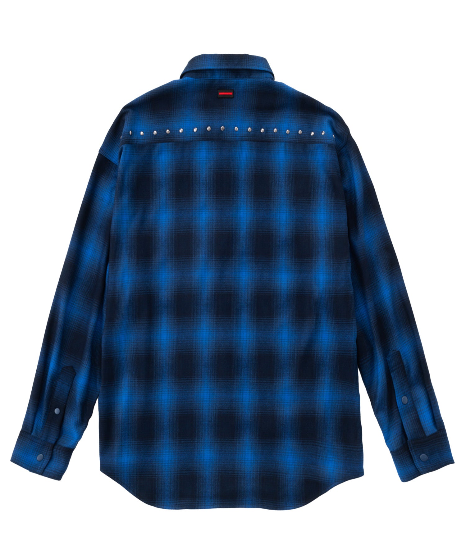 STUDS CHECK SHIRTS/スタッズチェックシャツ【FAM-62100】｜FUBU(フブ