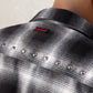 【NEW】STUDS CHECK SHIRTS/スタッズチェックシャツ【FAM-62100】
