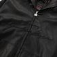 【NEW】FAUX LEATHER ZIP HOODIE/フェイクレザージップフーディー【FAM-62300】