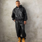 【NEW】FAUX LEATHER ZIP HOODIE/フェイクレザージップフーディー【FAM-62300】