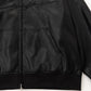 【NEW】FAUX LEATHER ZIP HOODIE/フェイクレザージップフーディー【FAM-62300】