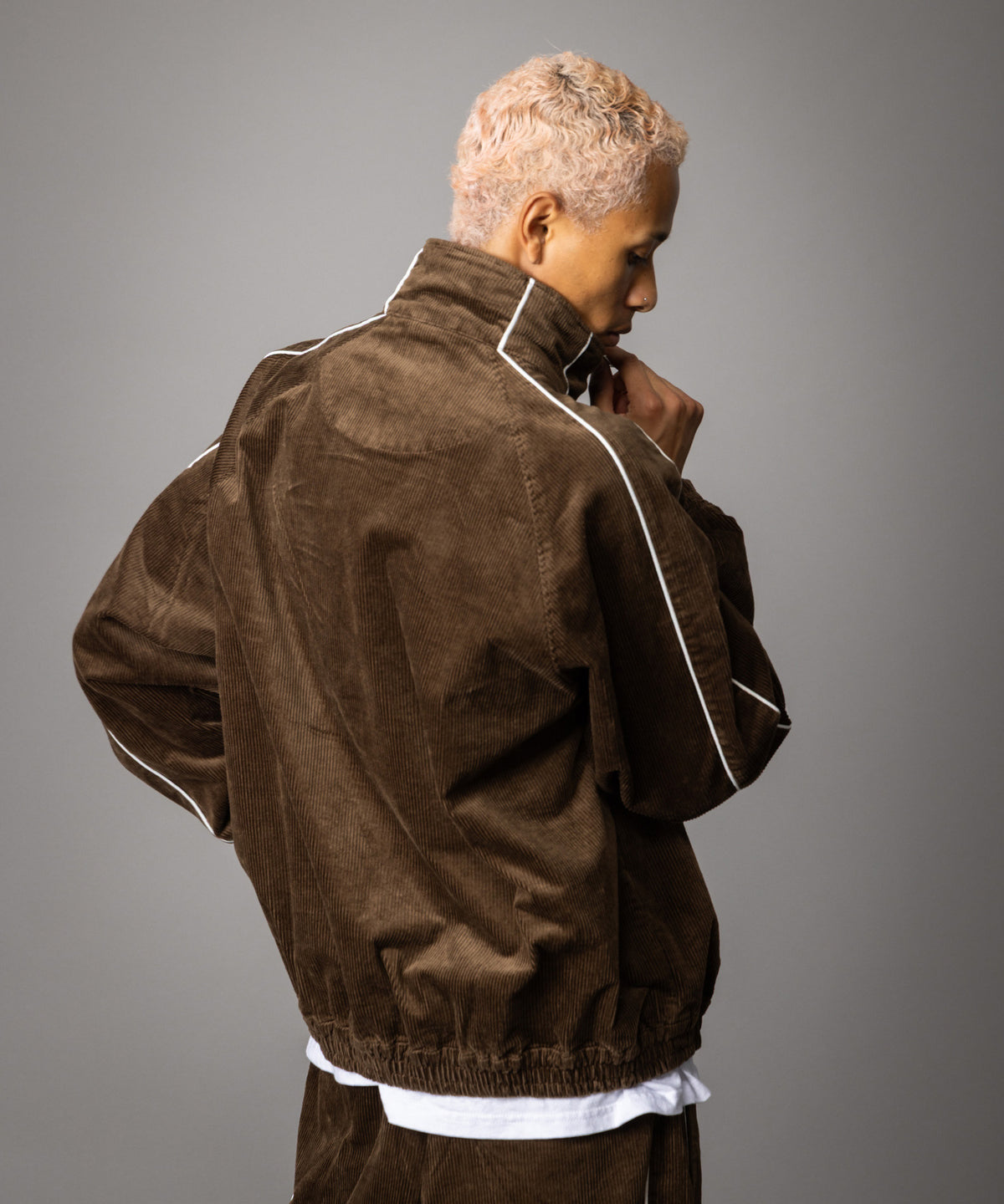 【NEW】CORDUROY TRACK JACKET/コーデュロイトラックジャケット【FAM-62302】