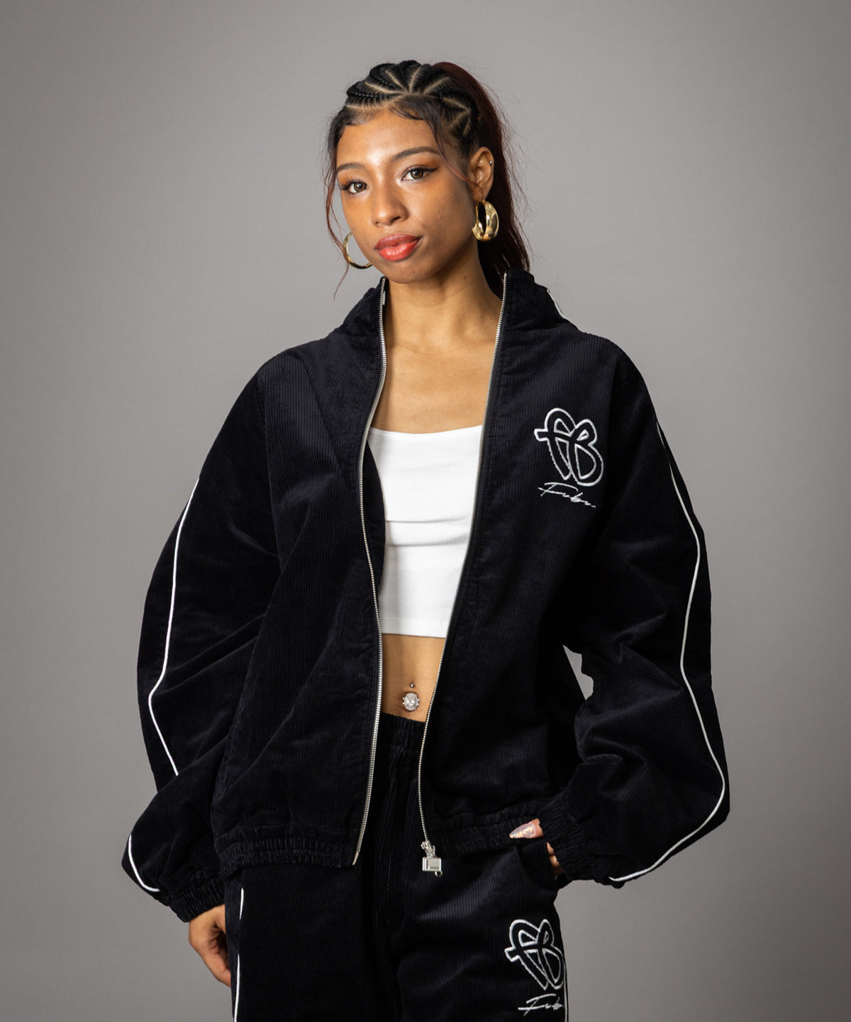 【NEW】CORDUROY TRACK JACKET/コーデュロイトラックジャケット【FAM-62302】