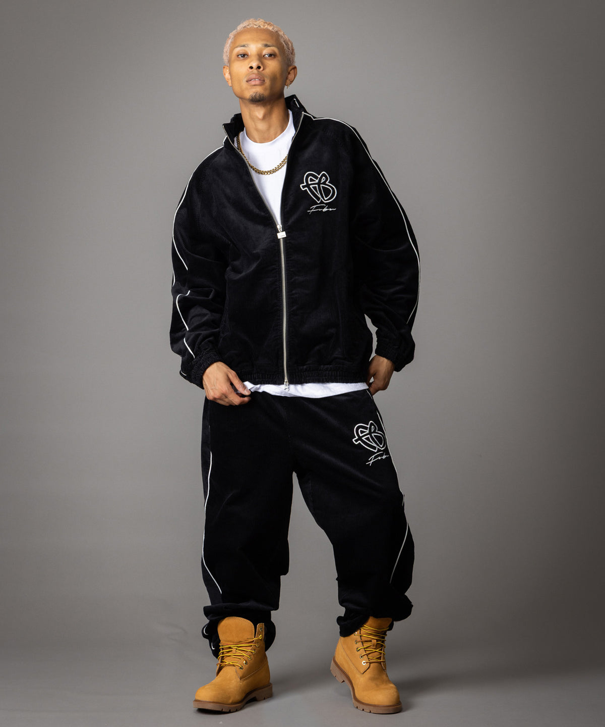 【NEW】CORDUROY TRACK JACKET/コーデュロイトラックジャケット【FAM-62302】