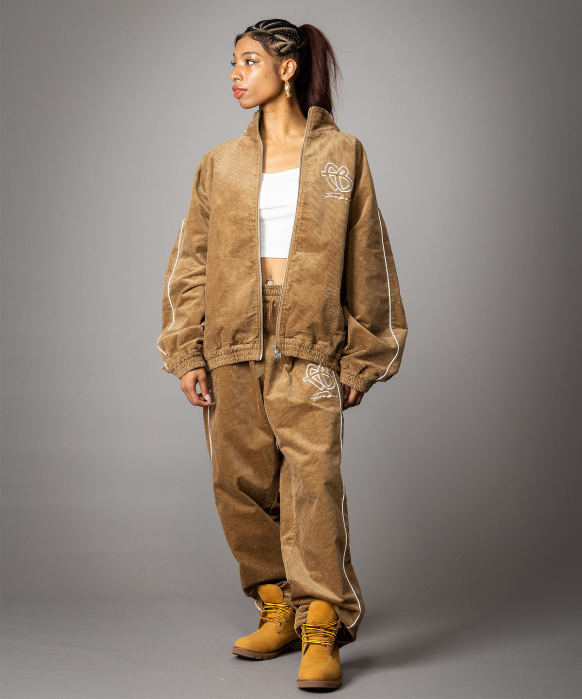 【NEW】CORDUROY TRACK JACKET/コーデュロイトラックジャケット【FAM-62302】