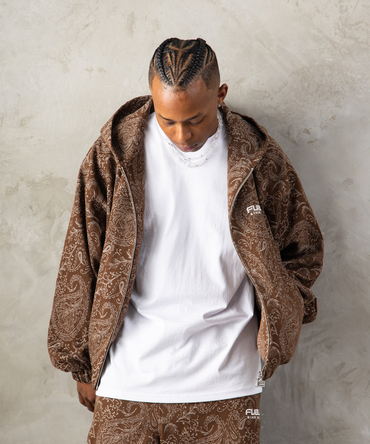 EXCLUSIVE【NEW】PAISLEY ZIP HOODIE/ペイズリージップフーディー【FAM-62303】