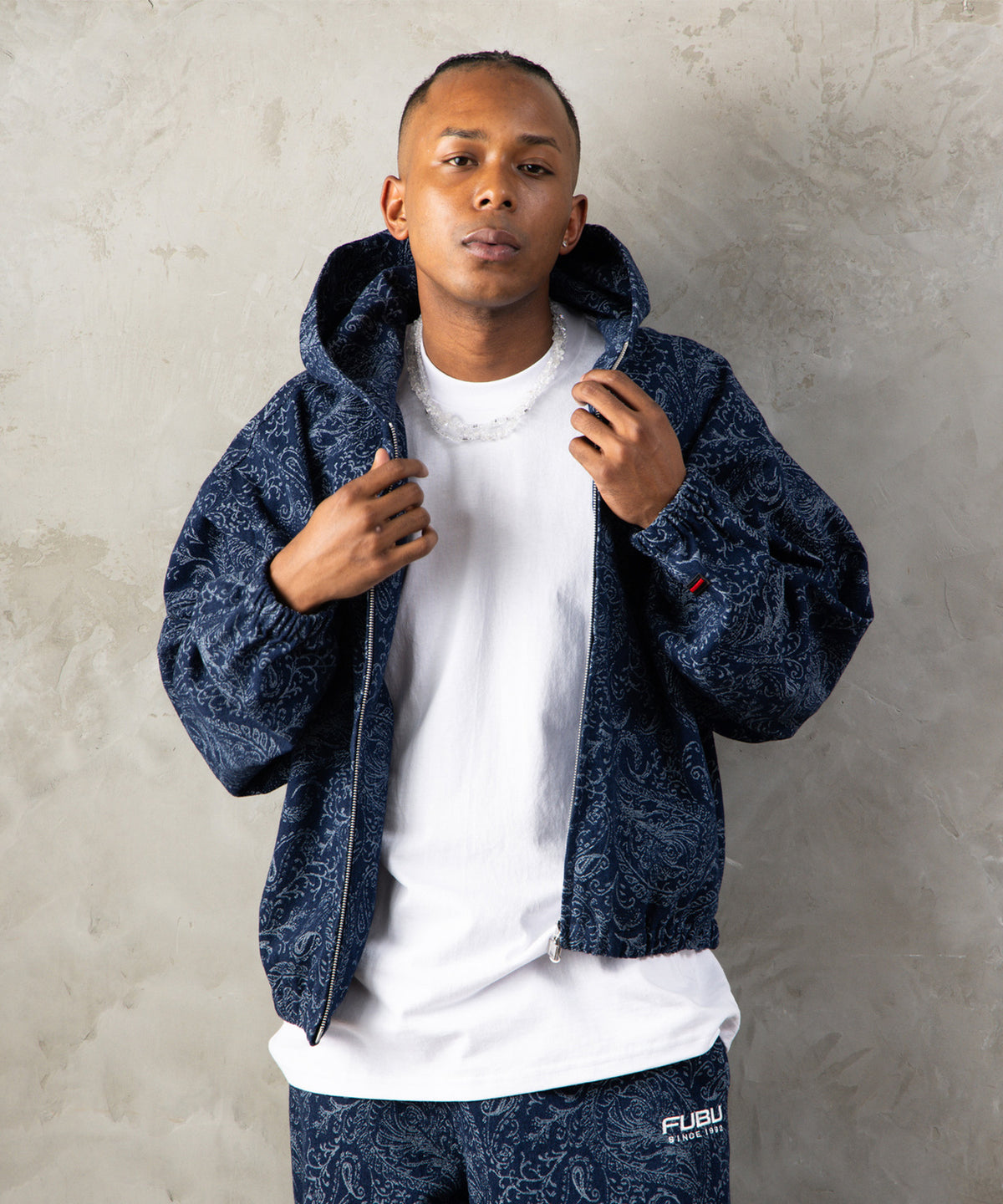 EXCLUSIVE【NEW】PAISLEY ZIP HOODIE/ペイズリージップフーディー【FAM-62303】