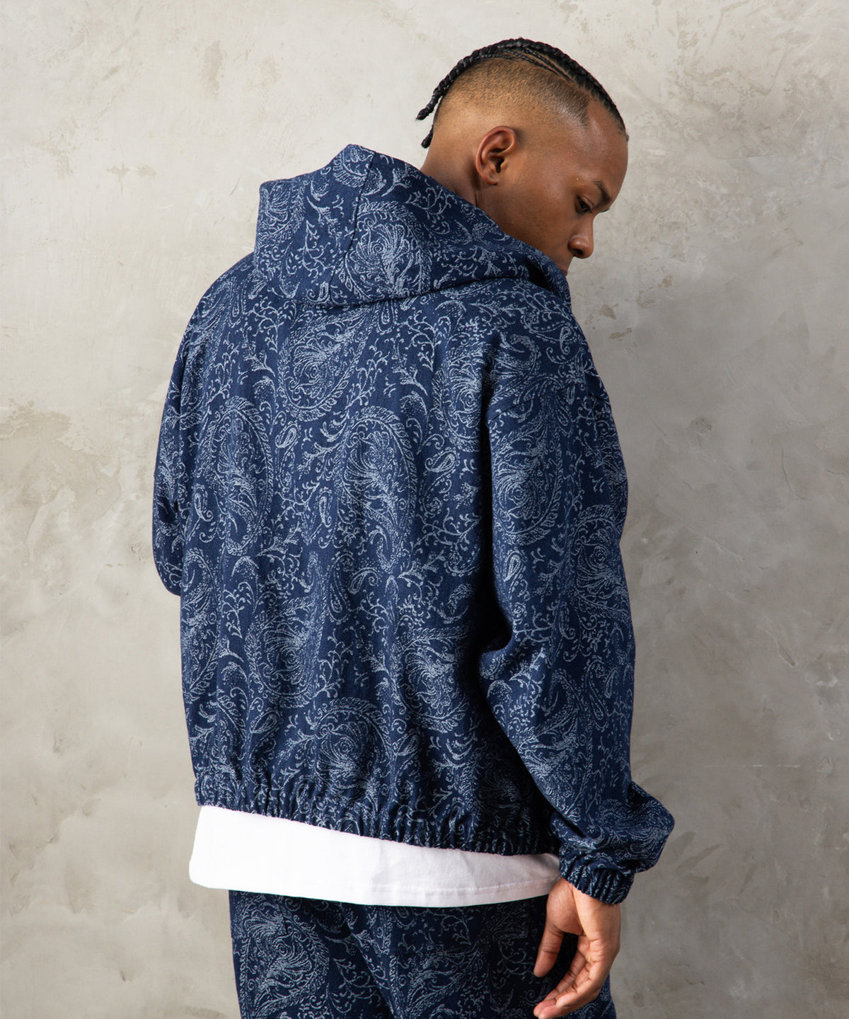 EXCLUSIVE【NEW】PAISLEY ZIP HOODIE/ペイズリージップフーディー【FAM-62303】