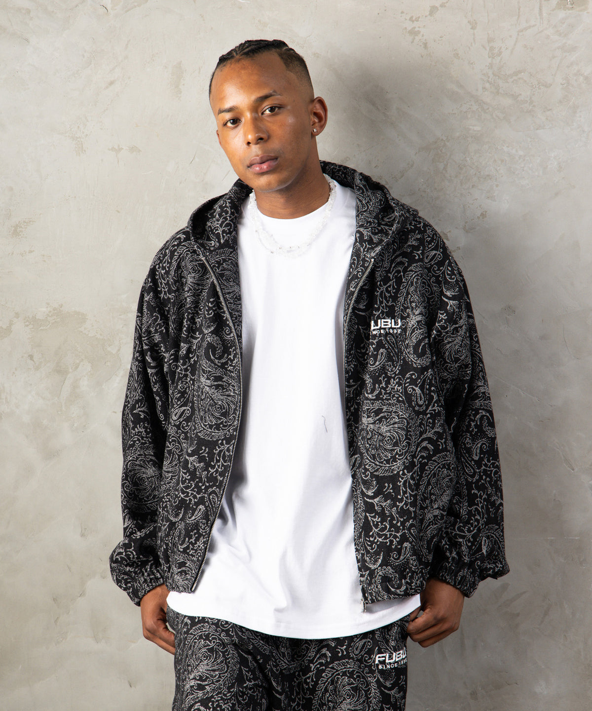 EXCLUSIVE【NEW】PAISLEY ZIP HOODIE/ペイズリージップフーディー【FAM-62303】