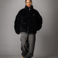 【NEW】FAUX FUR PUFFER JACKET/フェイクファーパファージャケット【FAM-62305】
