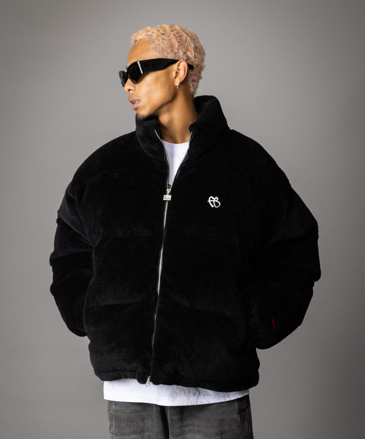 【NEW】FAUX FUR PUFFER JACKET/フェイクファーパファージャケット【FAM-62305】