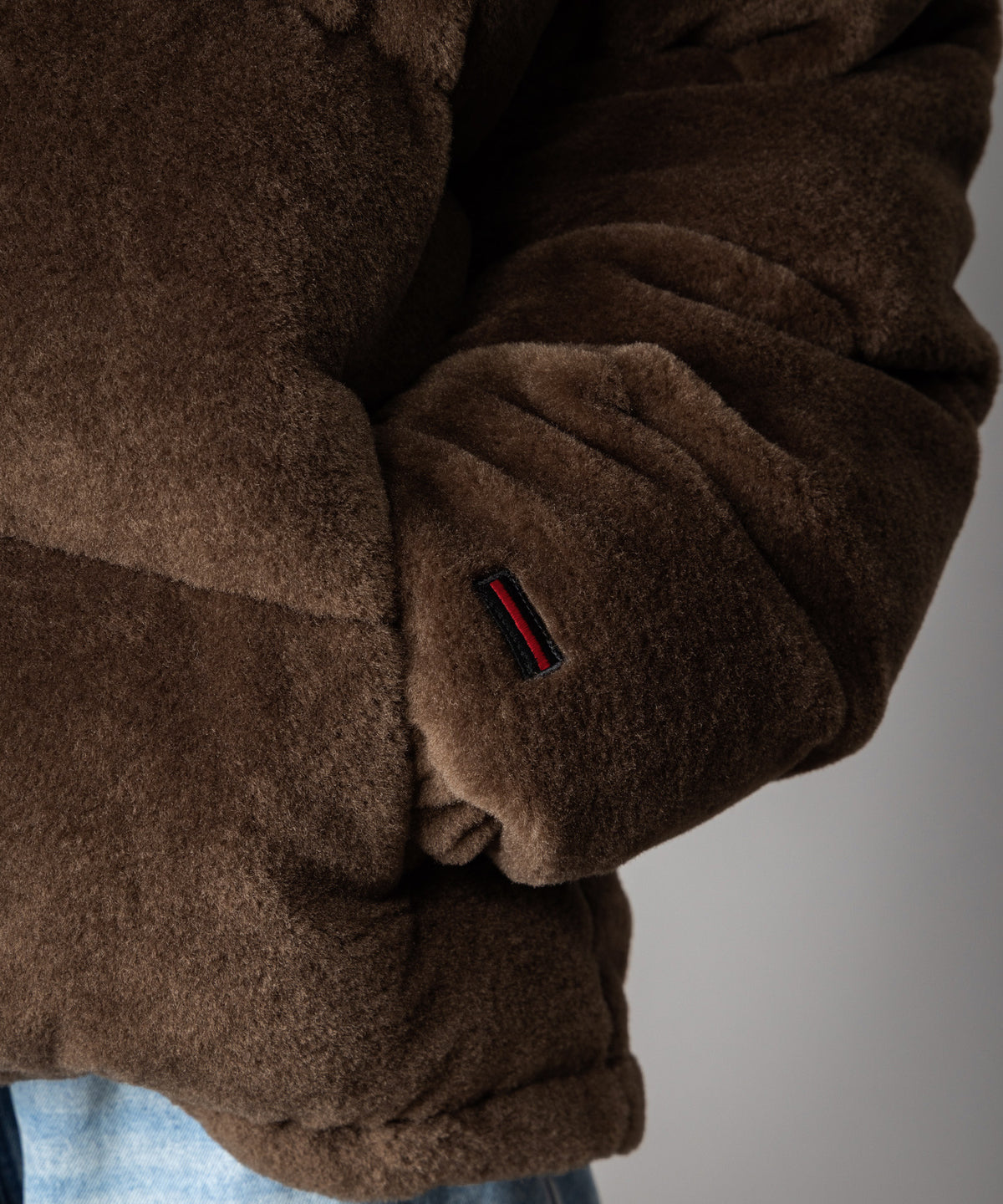 【NEW】FAUX FUR PUFFER JACKET/フェイクファーパファージャケット【FAM-62305】