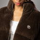 【NEW】FAUX FUR PUFFER JACKET/フェイクファーパファージャケット【FAM-62305】