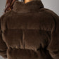 【NEW】FAUX FUR PUFFER JACKET/フェイクファーパファージャケット【FAM-62305】