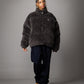 【NEW】FAUX FUR PUFFER JACKET/フェイクファーパファージャケット【FAM-62305】