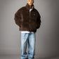 【NEW】FAUX FUR PUFFER JACKET/フェイクファーパファージャケット【FAM-62305】