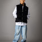 【NEW】FAUX FUR PUFFER VEST/フェイクファーパファーベスト【FAM-62306】