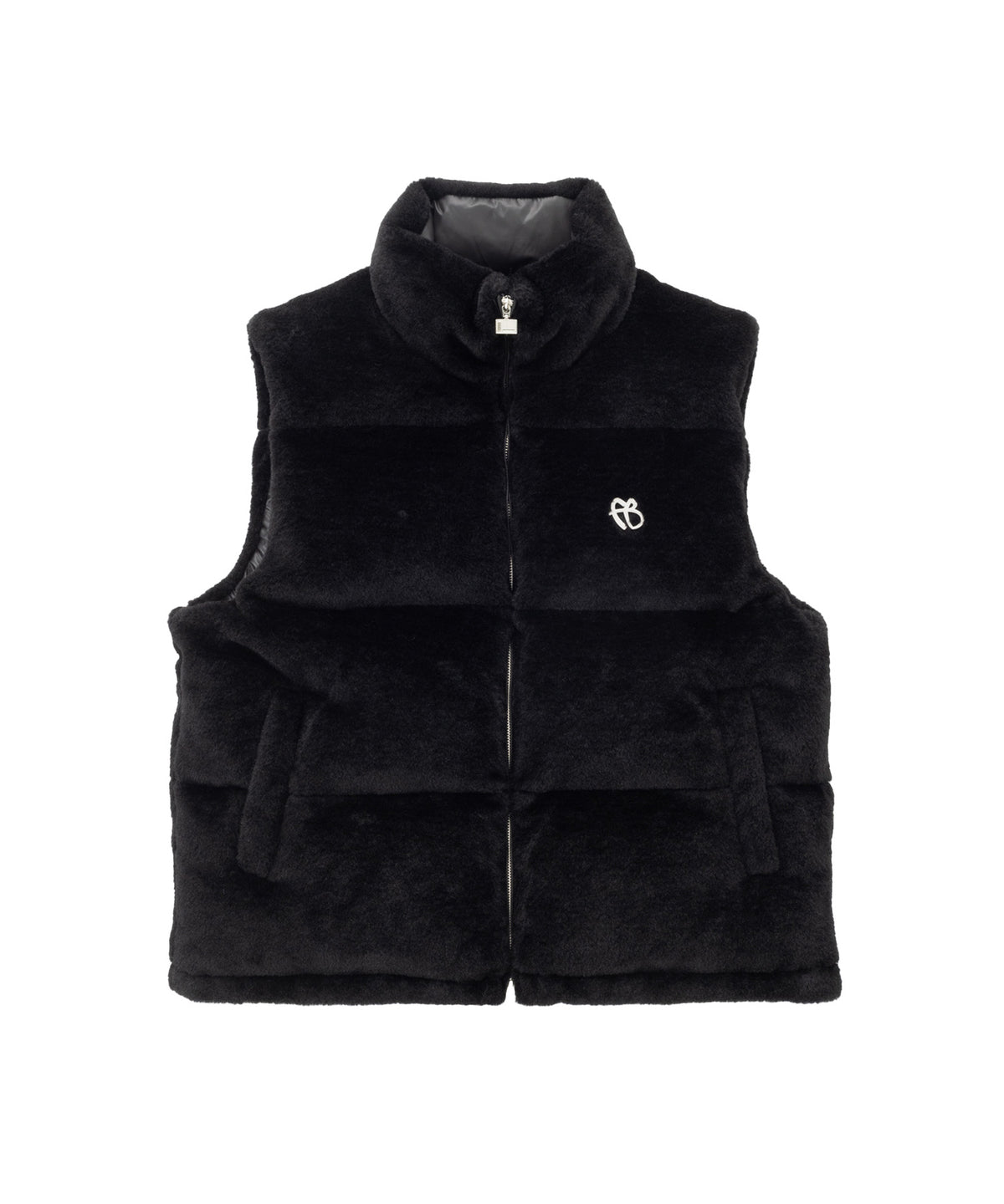 【NEW】FAUX FUR PUFFER VEST/フェイクファーパファーベスト【FAM-62306】