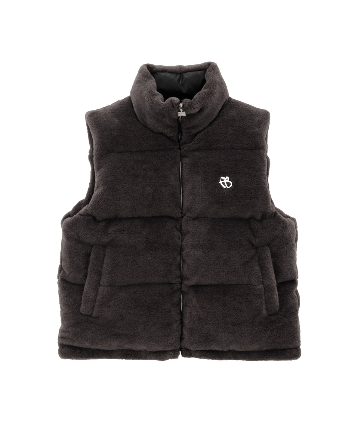 【NEW】FAUX FUR PUFFER VEST/フェイクファーパファーベスト【FAM-62306】