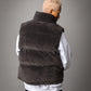 【NEW】FAUX FUR PUFFER VEST/フェイクファーパファーベスト【FAM-62306】