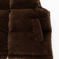 【NEW】FAUX FUR PUFFER VEST/フェイクファーパファーベスト【FAM-62306】