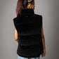【NEW】FAUX FUR PUFFER VEST/フェイクファーパファーベスト【FAM-62306】